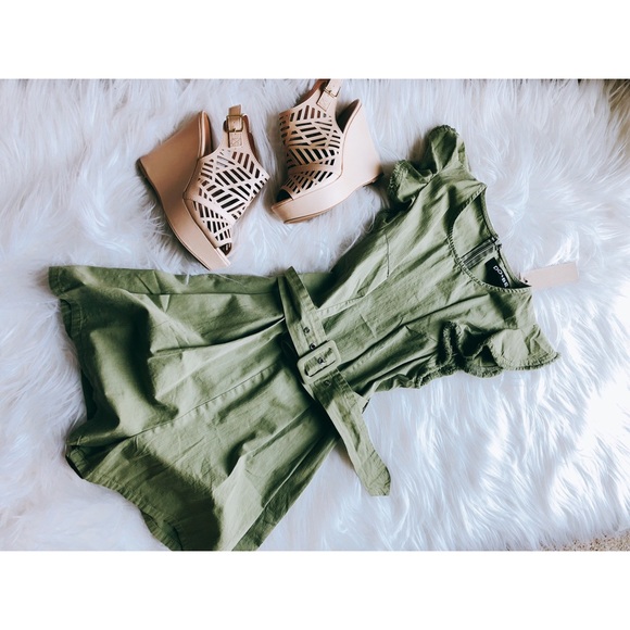 DO+BE Dresses & Skirts - Do+Be olive green romper - S - $40